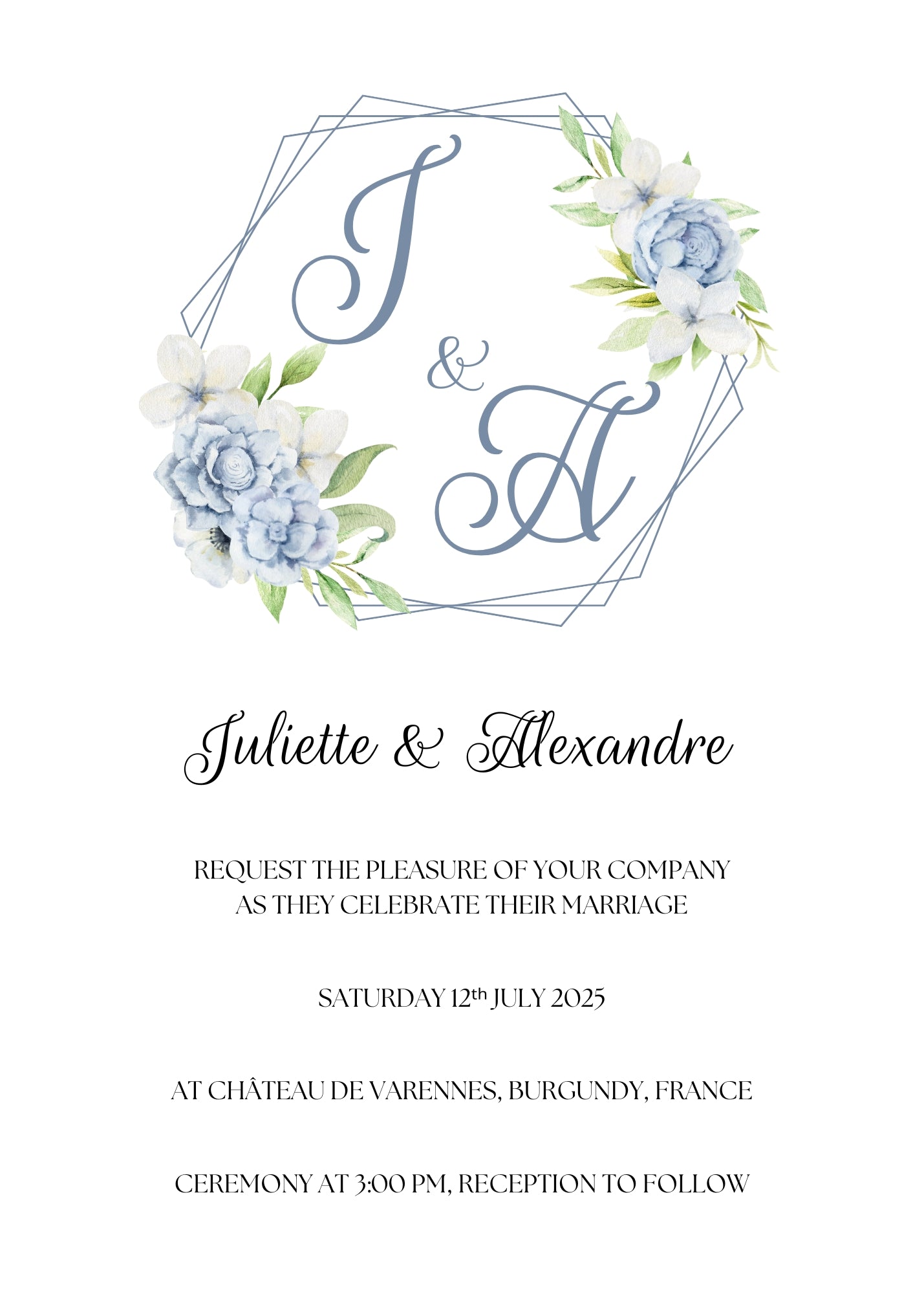 Bluebriar Wedding Invitation