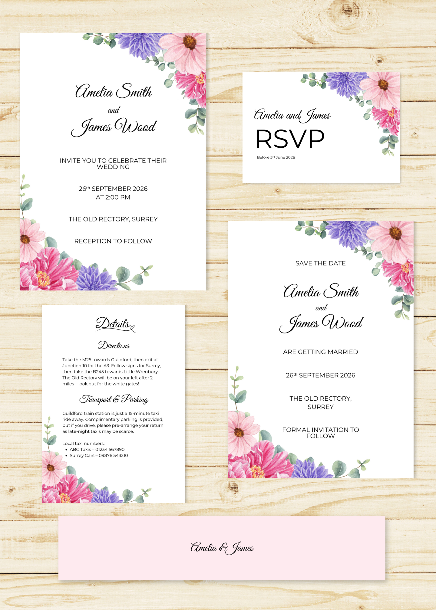 Free Wedding Invitation Sample Pack – Try Before You Buy