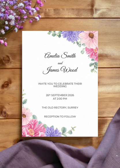 Fleur d’Amour Wedding Stationery Bundle