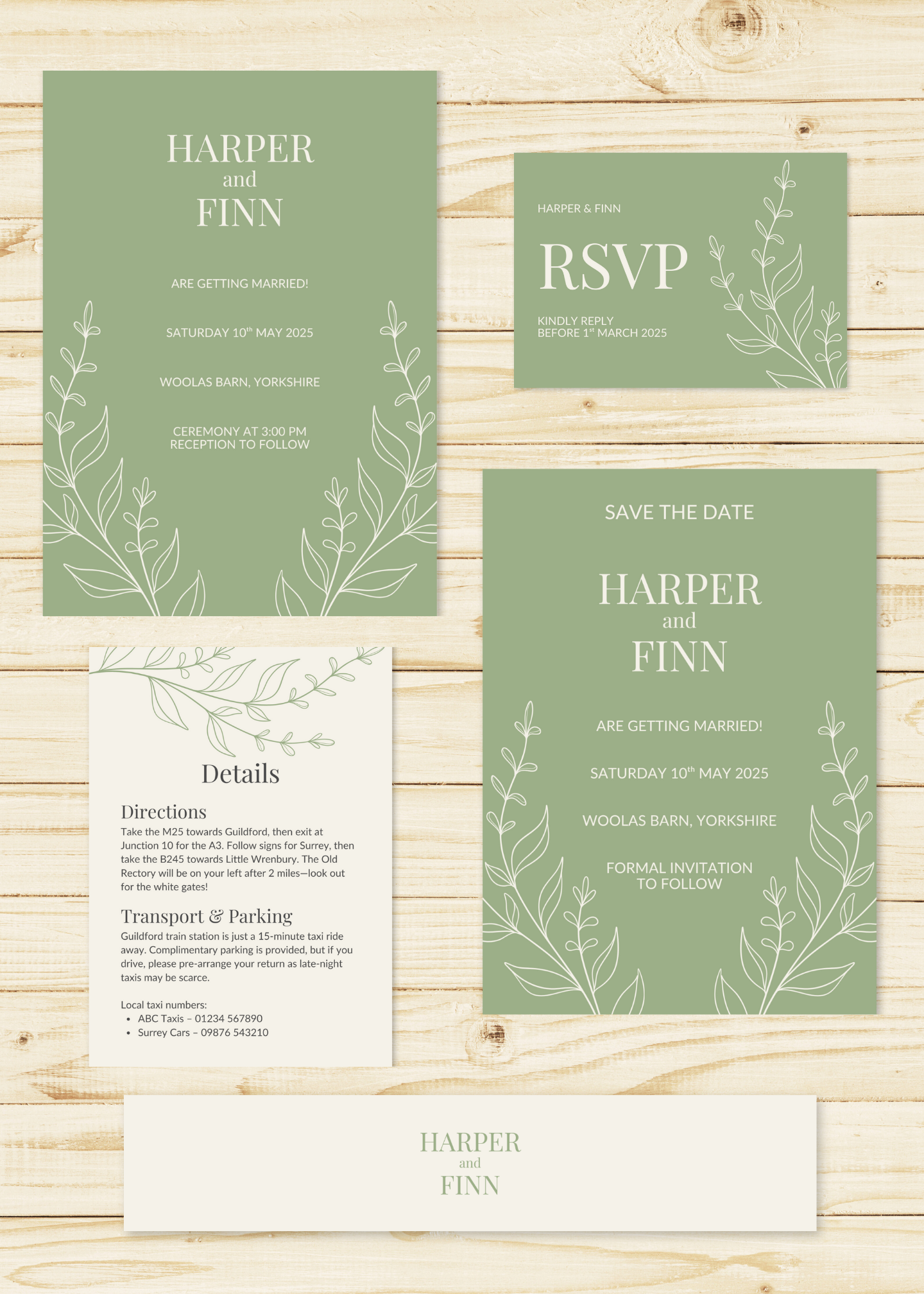 Free Wedding Invitation Sample Pack – Try Before You Buy