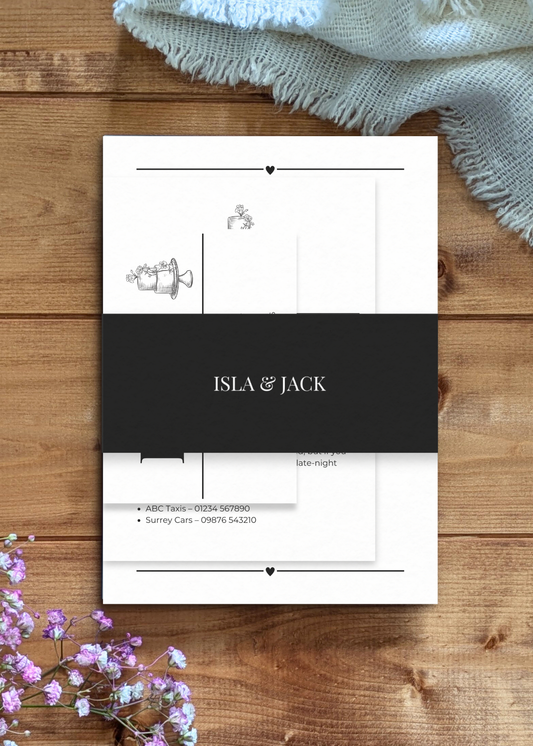 Midnight Ridge Wedding Stationery Bundle