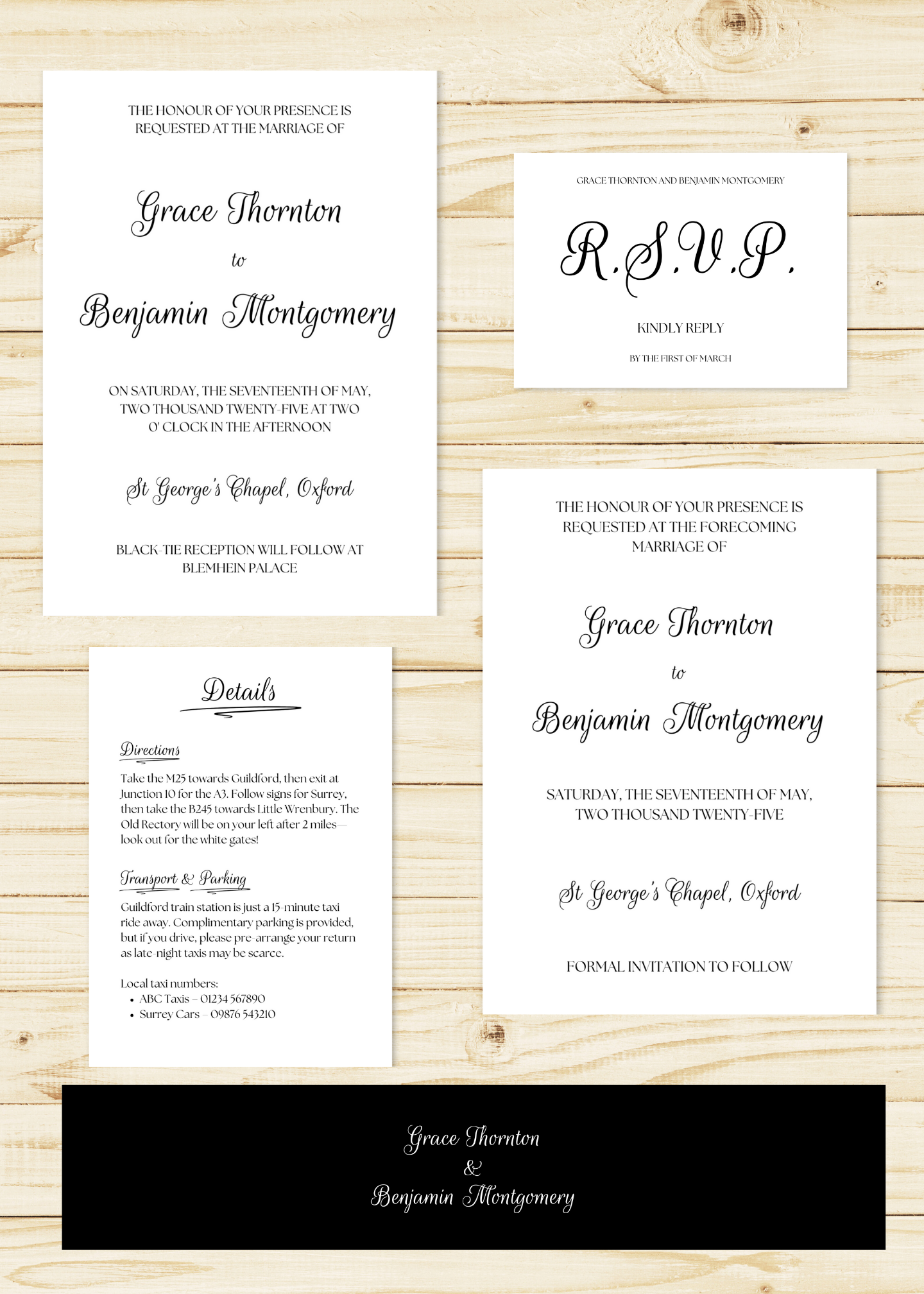 Free Wedding Invitation Sample Pack – Try Before You Buy