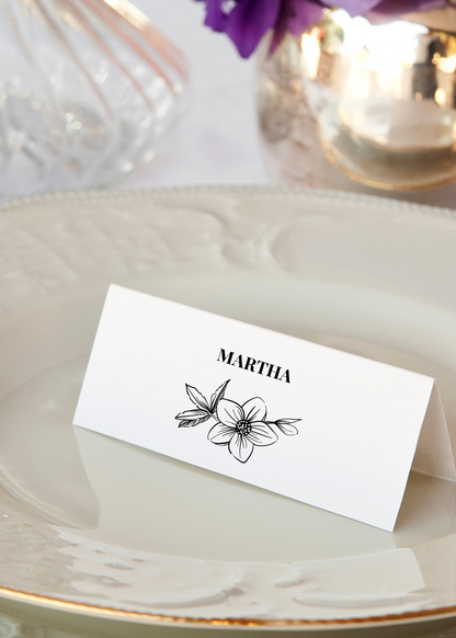 Primrose Dell Table Place Cards