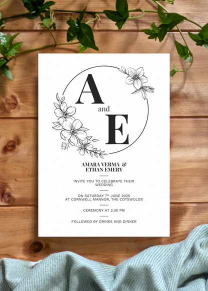 Primrose Dell Wedding Stationery Bundle