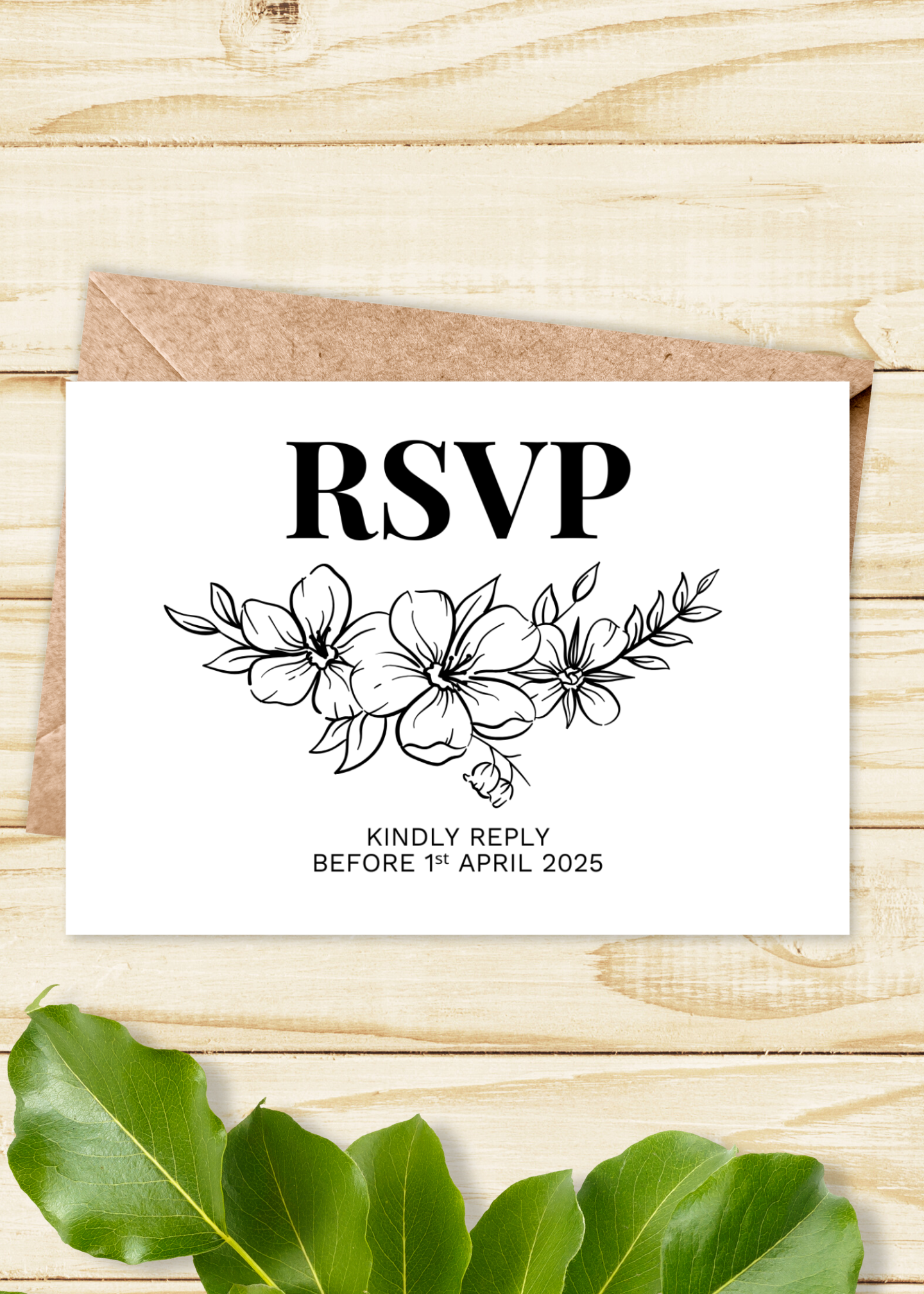 Primrose Dell Wedding RSVP Card