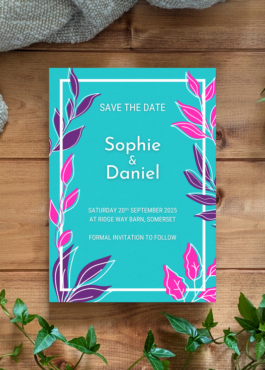 Wild Lupin Save The Date